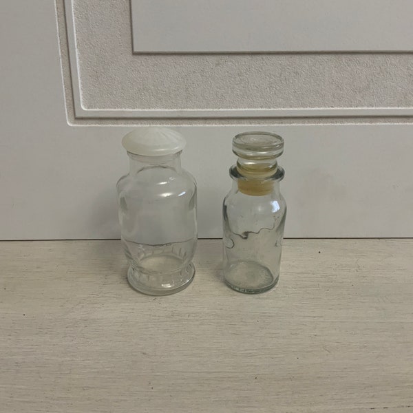 Vintage Glass Apothecary Jars