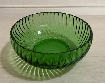 Vintage Green Serving Bowl