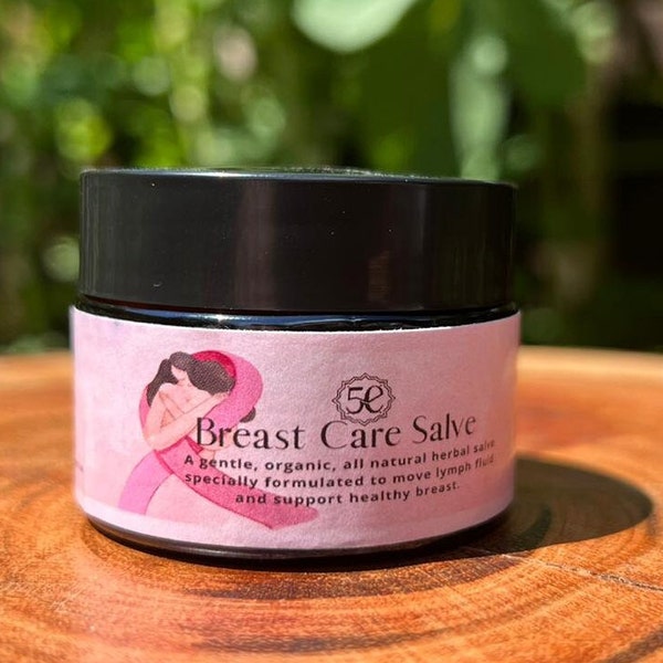 Breast massage salve, Natural breast care, Gentle self-care oil, Bust wellness oil, Holistic breast wellness, Lymphatic drainage salve