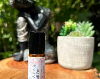 Headache Relief Roll-On: Natural Herbal Oil for Sinus & Tension