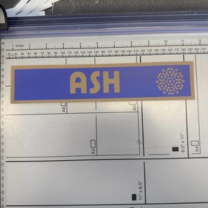 Ash - Nostromo Nameplate Sticker