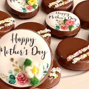 Chocolate Covered Oreos - Happy Mother&#39;s Day- Box of 12