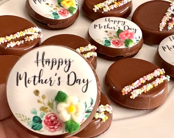 Chocolate Covered Oreos - Happy Mother's Day- Box of 12
