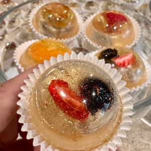 Bombas de Té - Frutas Gourmet - Caja de 4 Bombas de Té Dulces