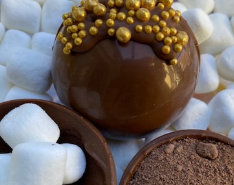 Hot Chocolate Bombs - Pot of Gold - Box of 4 Sweet Cocoa Bombs