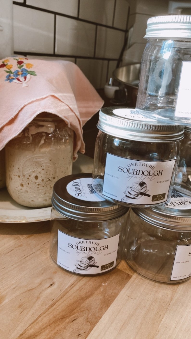 FRESH 100 Grams Organic Sourdough Starter/ Very Active Live Etsy