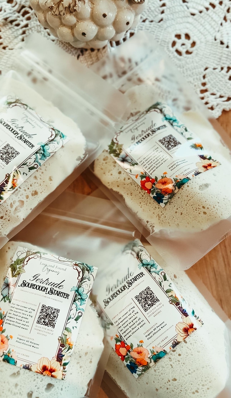 FRESH 100 grams organic sourdough starter/ Very Active live starter 画像 2