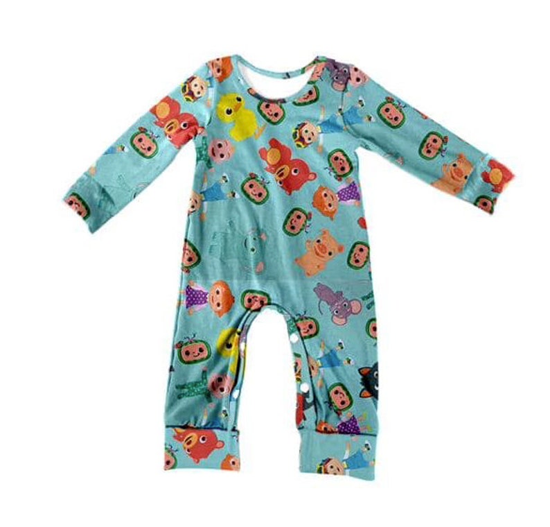 Characters Onesie Pajamas Infant and Toddler Sizes Etsy