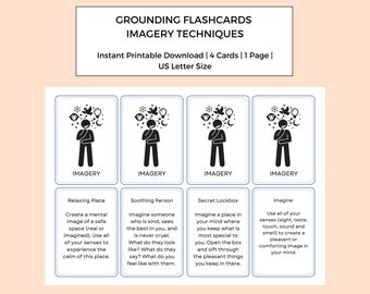 Imagery Grounding Flashcards | Digital Download