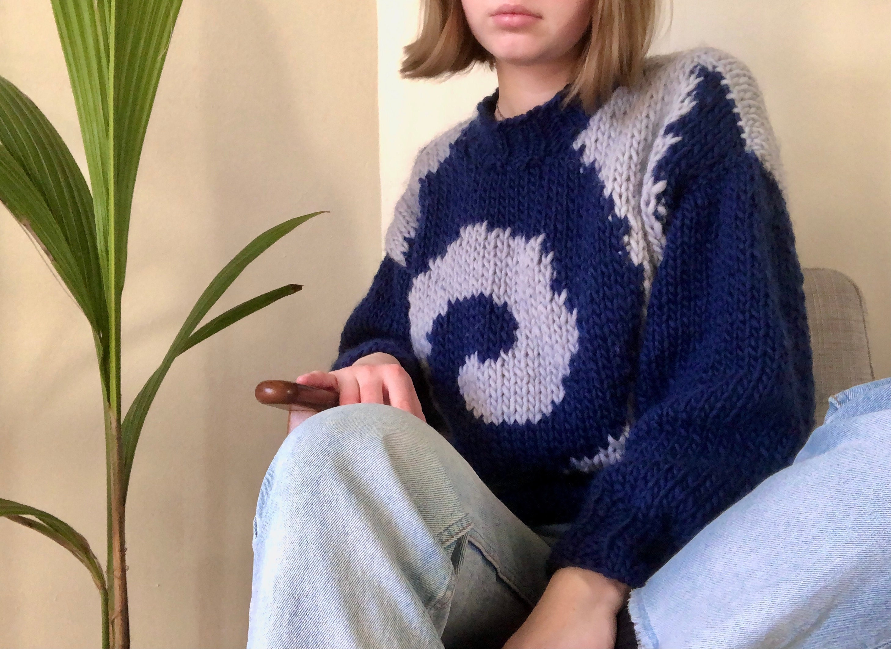 Swirl Sweater Knitting Pattern - Etsy