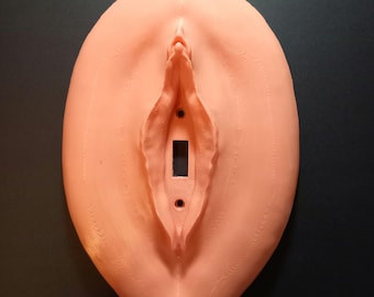 Oversized Vulva Light Switch Cover, Funny Home Decor