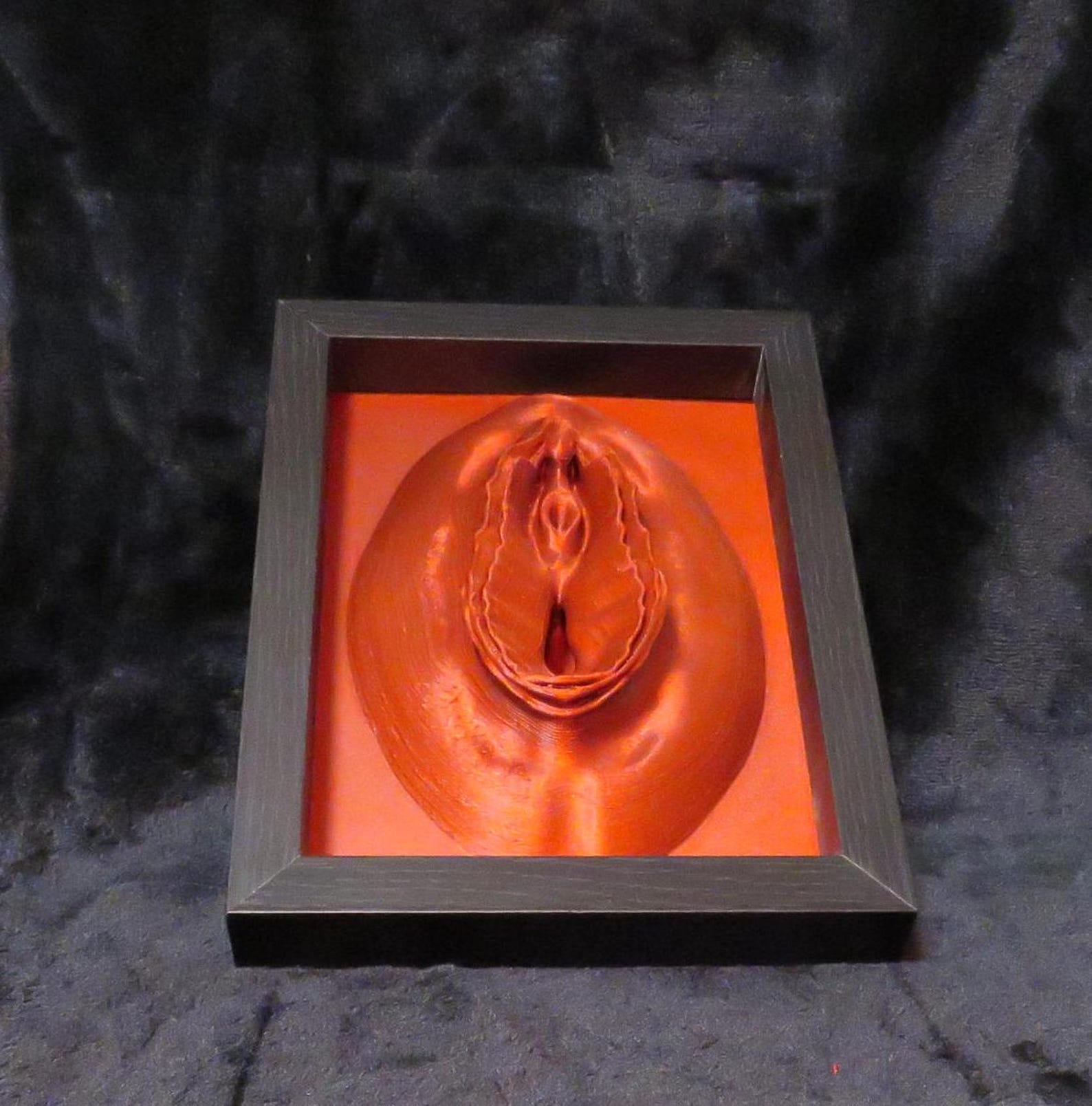 Merlot Vulva, Vulva Art for Feminists, Anatomy Decor, Female Body Art ...