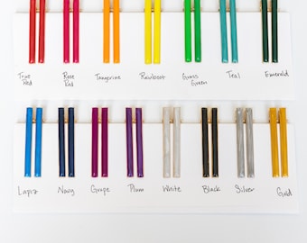 Des pinces à cheveux fines Julia de toutes les couleurs !