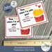 Printable French Fry Valentine's Day Card Preschool French Fries ...