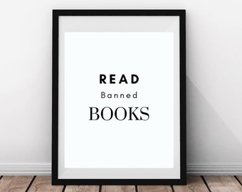 Read Banned Books | Digital Printable
