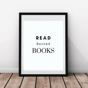 Read Banned Books | Digital Printable