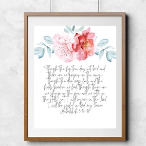 Habakkuk 3:17-18 Printable | Flowers
