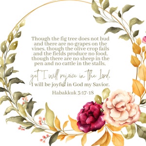 Habakkuk 3:17-18 Printable