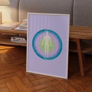 Retro Gradient Poster, Aura Poster, Grainy Gradient, Aesthetic Room Decor, Y2K Decor, Y2K Aesthetic, Psychedelic Home Decor