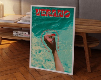 Beach Vibe Poster: Orange Lifeguard Chair Print - Etsy