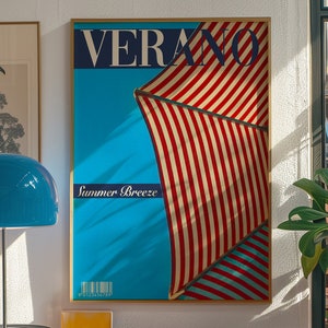 Verano Summer Print: 70s Retro Wall Art (Digital Download)