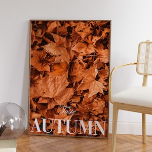 Autumn Taste Poster, Trendy Print, Magazine Poster, Vintage Poster, Luxury Print, Trendy Wall Art, Wall Art, Funky Wall Art, Preppy Wall Art