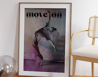 Gradient Aura Print: Spiritual Affirmation Wall Art (Digital Download)