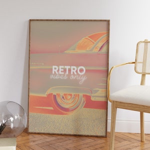 Retro Wall Art, Gradient Art, 70s Art, Spiritual Gift, Aura Print, Psychedelic Poster, Hippie Print, Vintage Poster, Psychedelic Room Decor