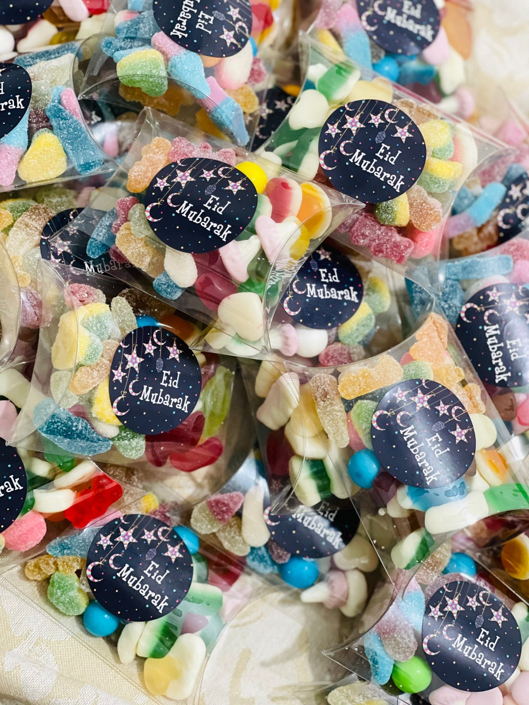 Eid Mubarak Mini Sweet Boxes Halal Sweet Boxes Sweet Pillow Box Eid