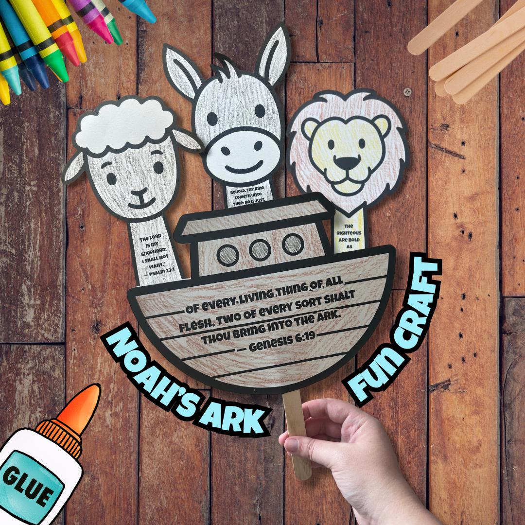 40 Fun Horse Crafts For Kids That Are Easy to Make 18 Bible Animal Craft Printable Sheep, Donkey, Cow & Horse with Verses…