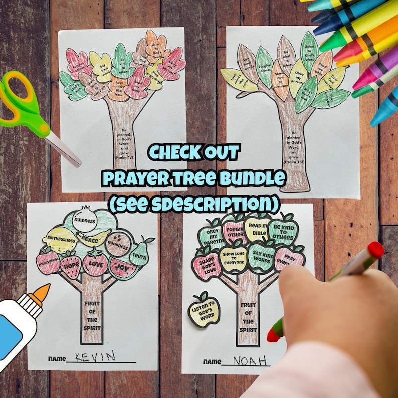 Multi Faith Tree Grow in Faith Tree Craft Printable – Printable Bible Activity With ...
