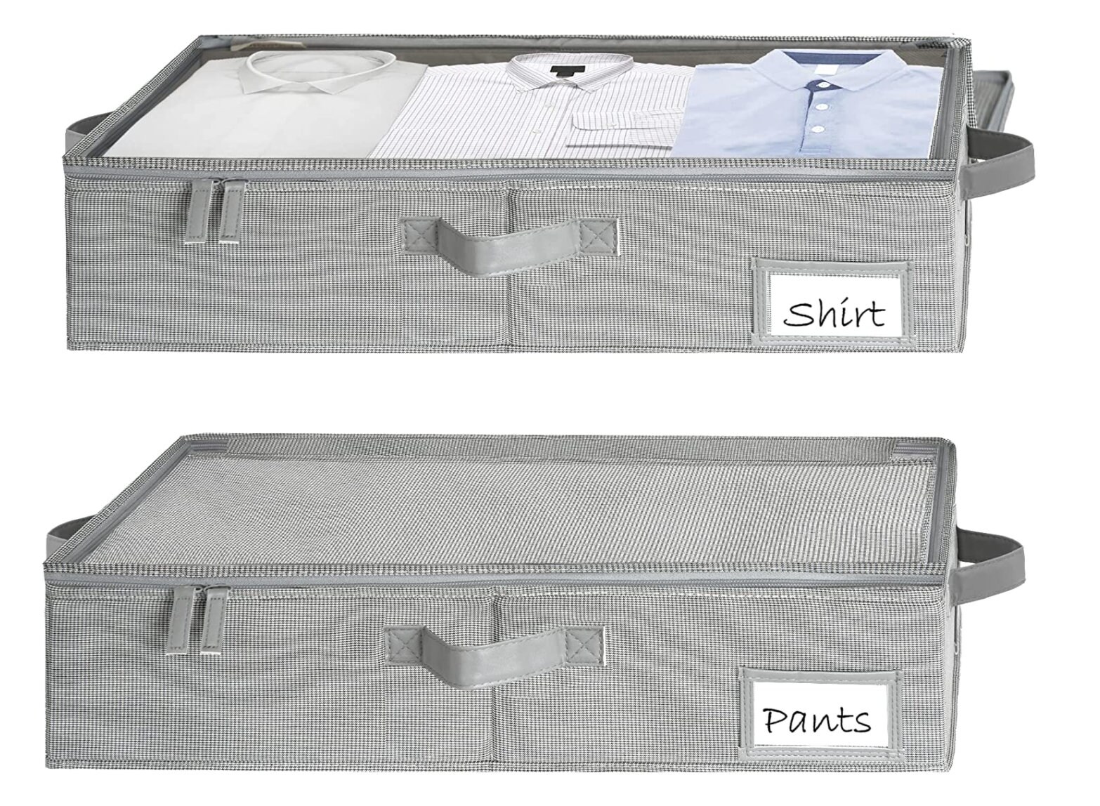 Underbed Storage Bag 3pack 90l Large Under Bed Storage Box With 4