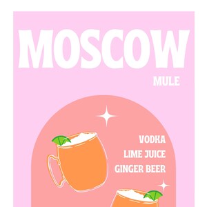 Happy Hour/Bar cart posters