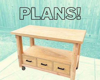 Simple Mobile Workbench Plans - Imperial AND Metric