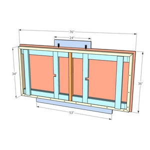 Wall-Mounted Folding Workbench & Miter Saw Station Plan Bundle image 4