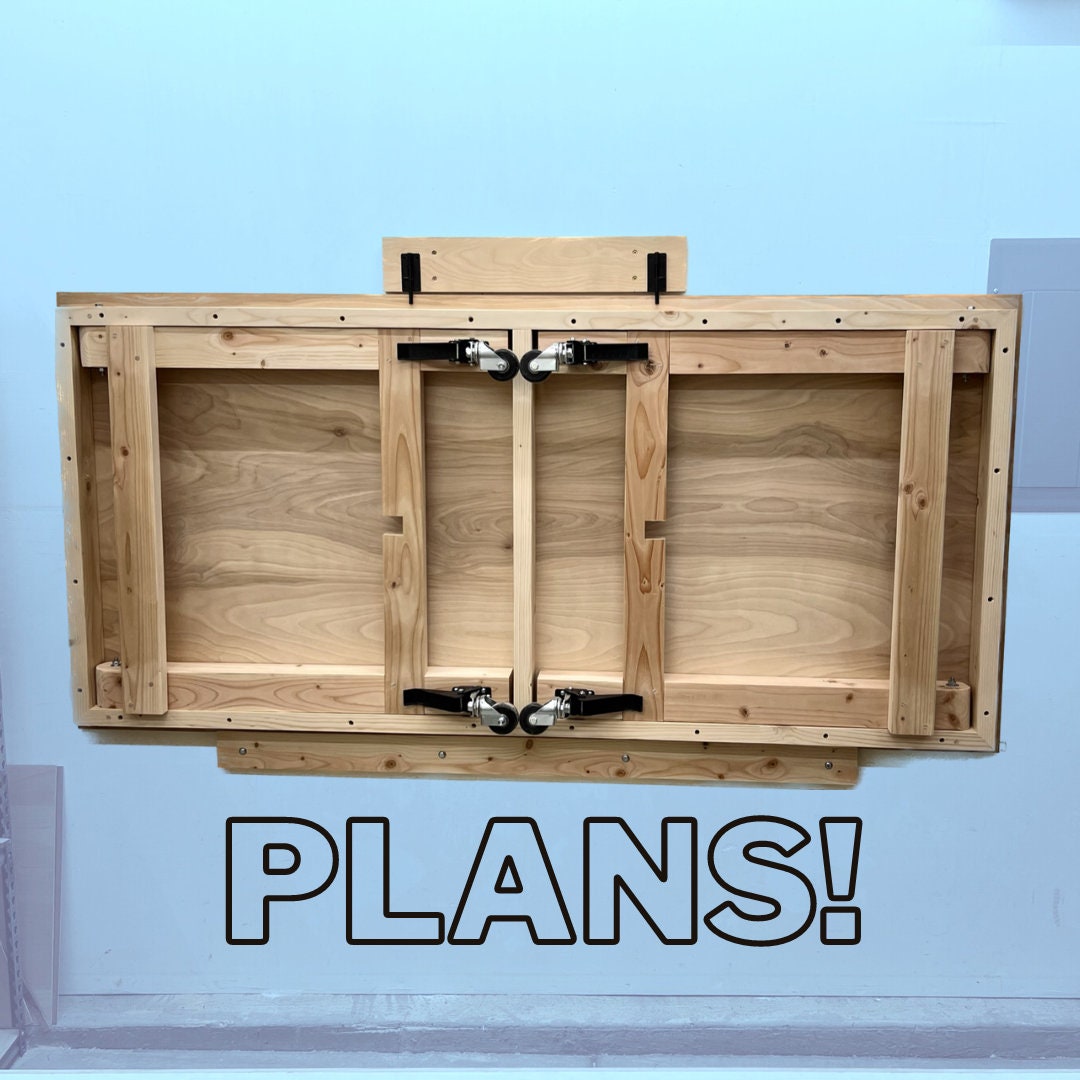 Folding Workbench Plans Written and Video