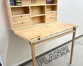 Foldable Work Station Plans - Written and Video