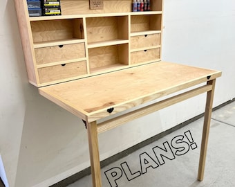 Foldable Work Station Plans - Written and Video