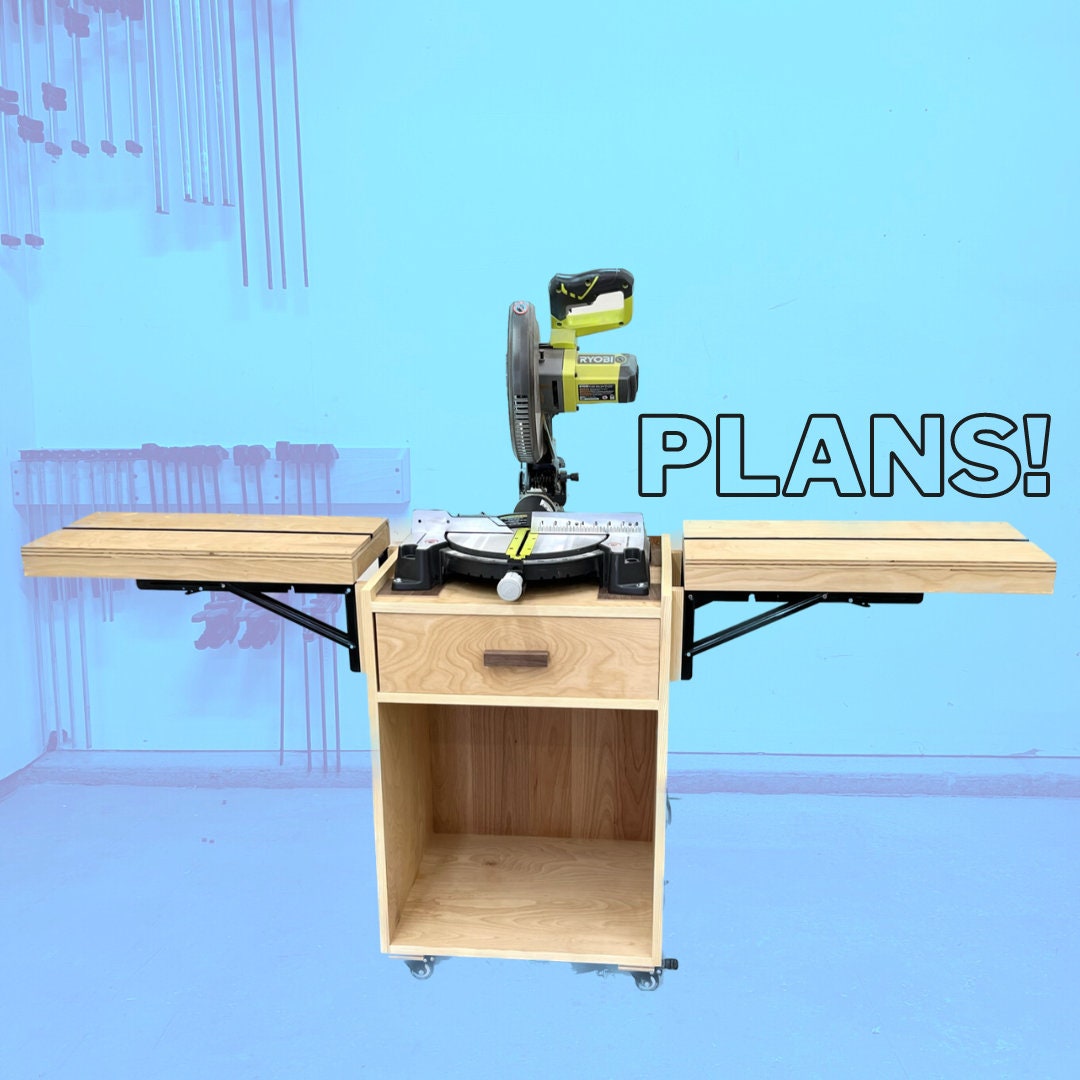 Miter Saw Station Plans Written AND Video Etsy