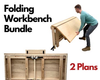 Folding Workbench Plan Bundle - Imperial AND Metric