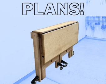 Lightweight Folding Workbench Plans - Written AND Video