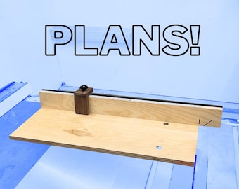 Compact Crosscut Sled Plans - Imperial AND Metric
