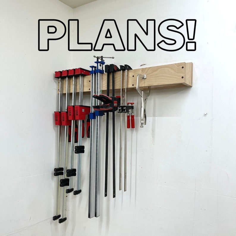 Better Clamp Rack Plans - Written and Video - Etsy