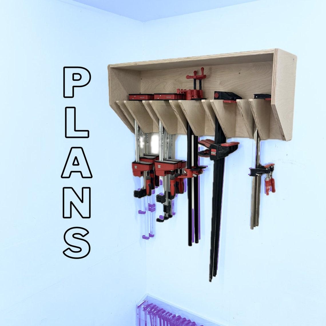Copper Clamp Rack Ultimate Clamp Rack Plans - Written and Video Plans - Etsy
