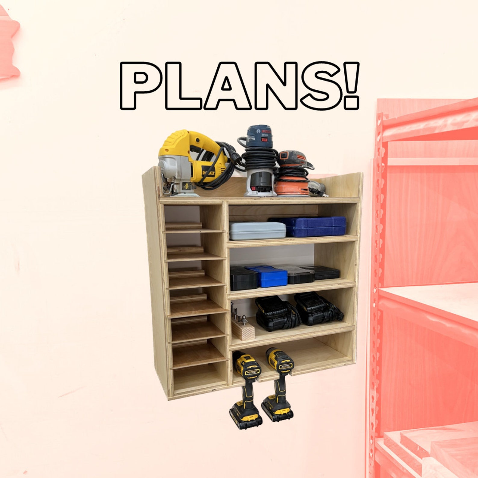 Drill & Sanding Station Plans Written AND Video (Download Now) Etsy