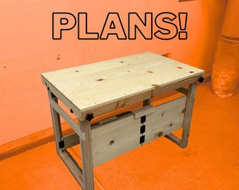 Portable Accordion Workbench Plans - Written AND Video