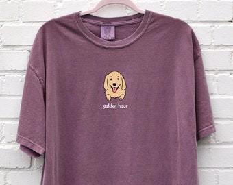 Golden Retriever Labrador Dog Funny Shirt Dog T Shirt for Her Gift for Dog Lover for Birthday Dog Mom Tshirt for Her Gift for Dog Owner