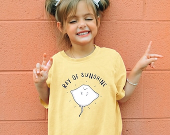 Stingray Manta Ray Kids Youth T Shirt Funny Stingray Tshirt Gift Gifts T-shirt Ocean Shirt Comfort Colors Tee Summer Shirt Sea Tee