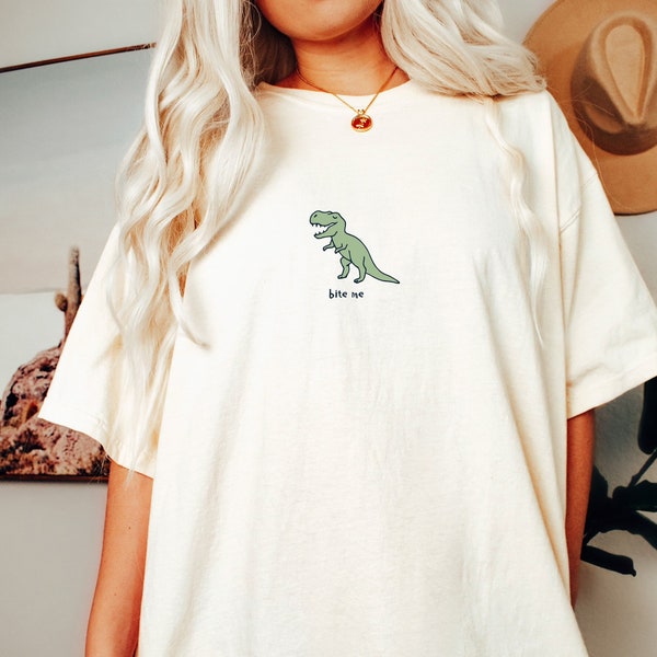 Camisa dinosaurio Dino Camiseta Dinosaur Lover Regalo Divertida Camiseta Mujer Hombre Camiseta T-rex Jurassic Trex Camiseta Gráfica Oversize Colores confortables