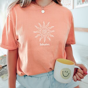Sun T Shirt Solmates Sunkissed Tee Summer Ocean Beach Oversized Sunshine Trendy Tshirt Comfort Colors Beachy T-shirt